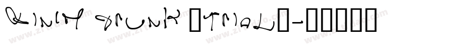 Pinch Drunk (Trial)字体转换